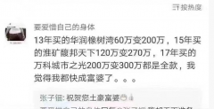 买房，你不去经历100万买进300万卖出的快乐，就